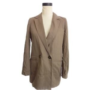 Madewell Oversized Brown Blazer Suit Jacket XXS Double Breasted Blazer Oversized